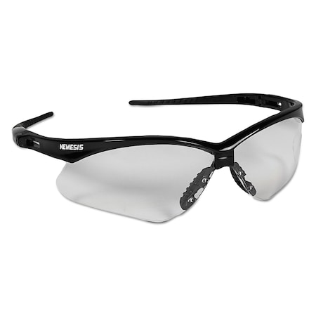Safety Glasses, Clear Dual Polycarbonate Lens, Anti-Scratch